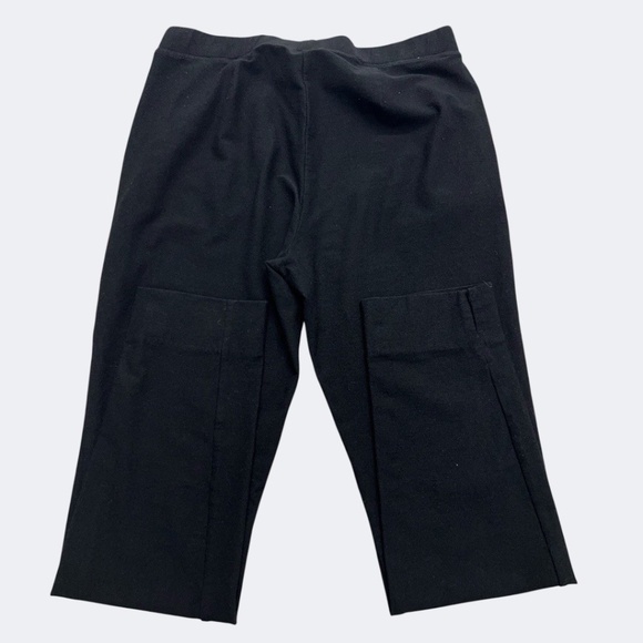 Eileen Fisher Pant Women PP Black Stretch Crepe PullOn Washable Crop Leggings - Picture 4 of 7